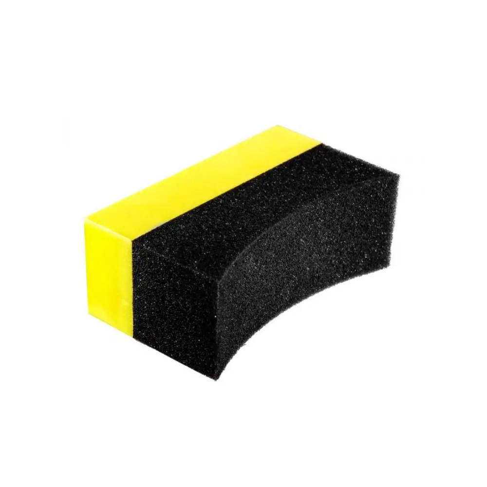 Tire polishing sponge (curved)
